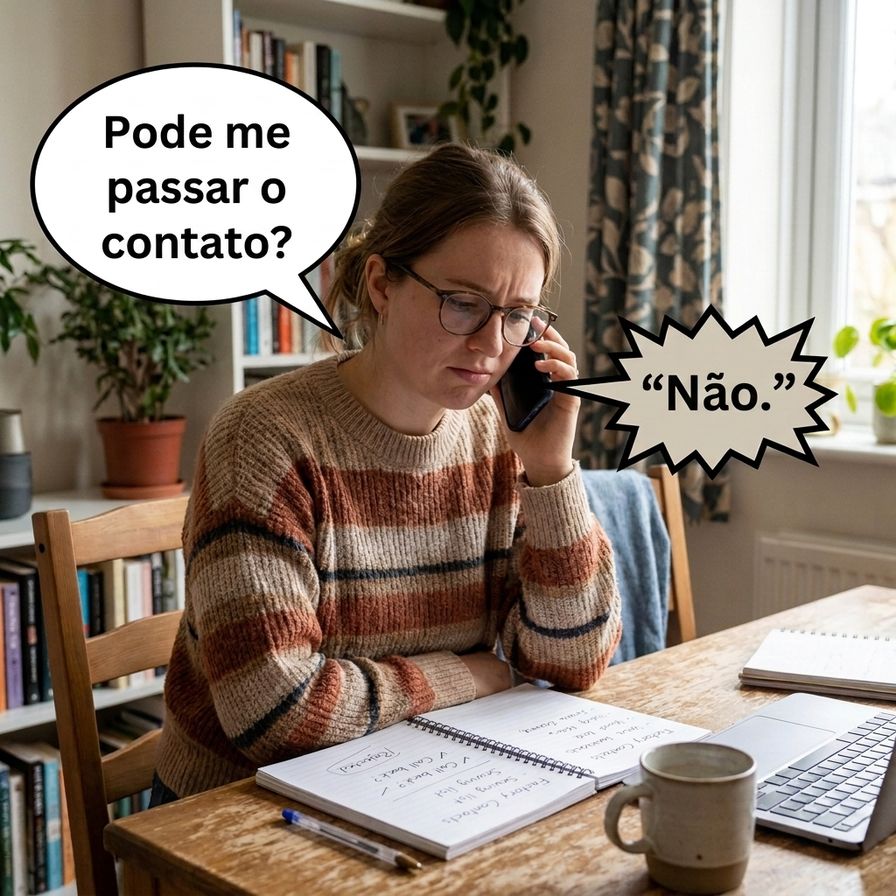 Fornecedor recusando passar contato da fábrica.